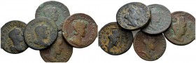 Seleucis ad Pieria, Antioch Otacilia Severa, wife of Philip I Lot of 5 Bronzes circa 244-249, Æ 31mm., 48.53g. Lot of 5 Bronzes: Otacilia and Philip I...