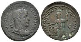 Arabia, Philippopolis Philip I, 244-249 Bronze circa 244-249, Æ 29.5mm., 20.10g. Laureate, draped and cuirassed bust r. Rev. Roma seated l. above shie...
