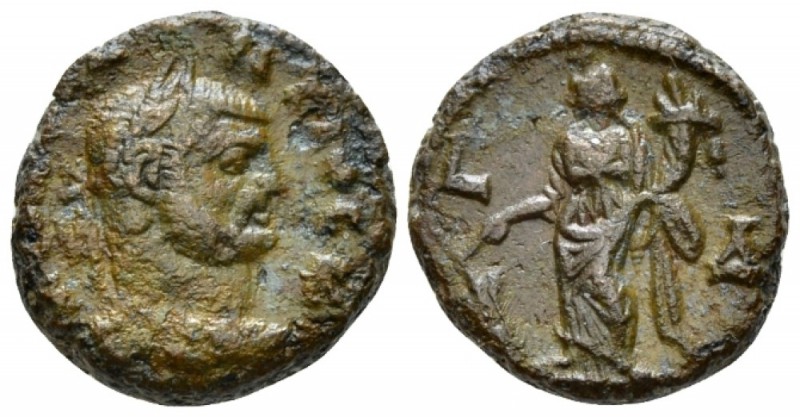 Egypt, Alexandria. Dattari. Constantius Caesar, 293-305. Tetradrachm circa 295-2...