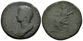 Agrippina Junior, daughter of Germanicus and Agrippina Senior Dupondius Thracian mint circa 50-54, Æ 28.5mm., 16.92g. AGRIPPINA AVG GERMANICI F CAESAR...