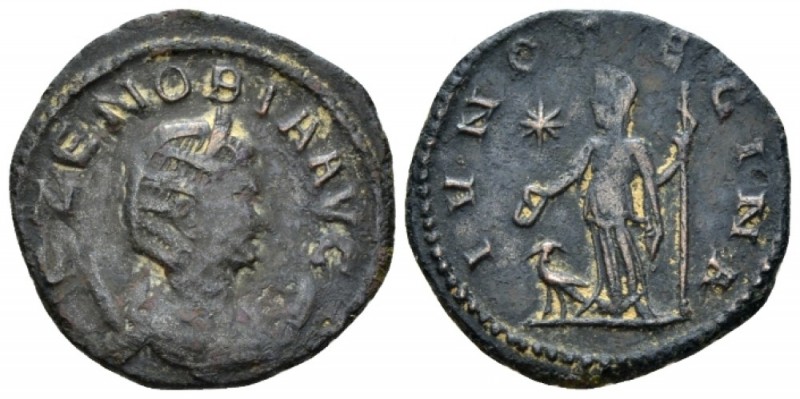 Zenobia, mother of Vabalathus Antoninianus end 271-beginning 272, billon 21.4mm....