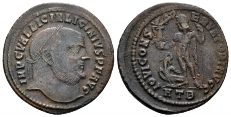 Licinius, 308-324 Follis Heraclea circa 315-316, Æ 23mm., 4.22g. Laureate head r...