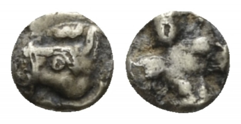 Ionia, Uncertain mint 1/96 stater circa 600-550, AV 5mm., 0.15g. Head of horse (...