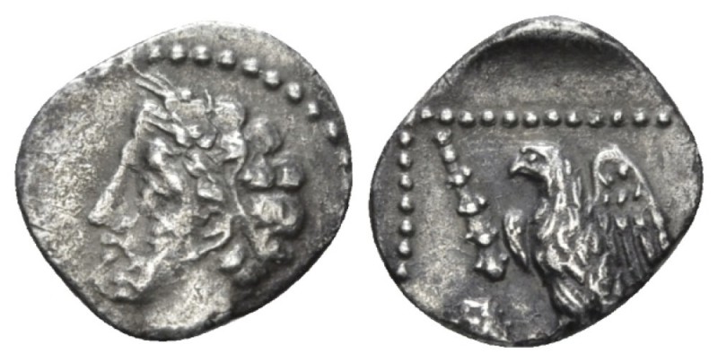 Cilicia, Mazaios, 361 - 334 BC Tarsus Obol circa 361-334, AR 10.6mm., 0.60g. Hea...