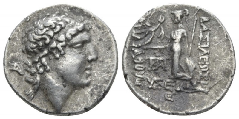 Kings of Cappadocia, Ariarathes IX, 101-87. Drachm circa 97-96, AR 18mm., 4.10g....