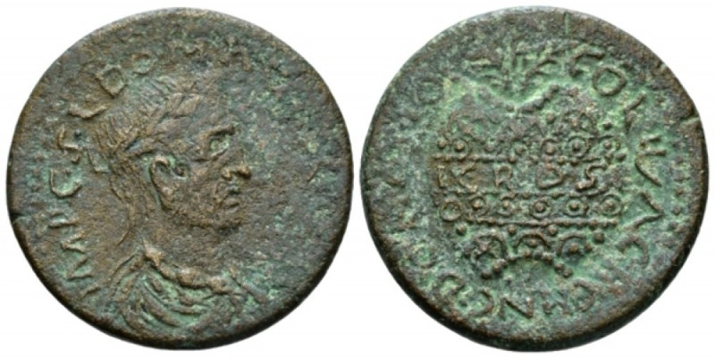 Pisidia, Cremna Aurelian, 270-275 Bronze circa 270-275, Æ 31.3mm., 15.23g. Laure...