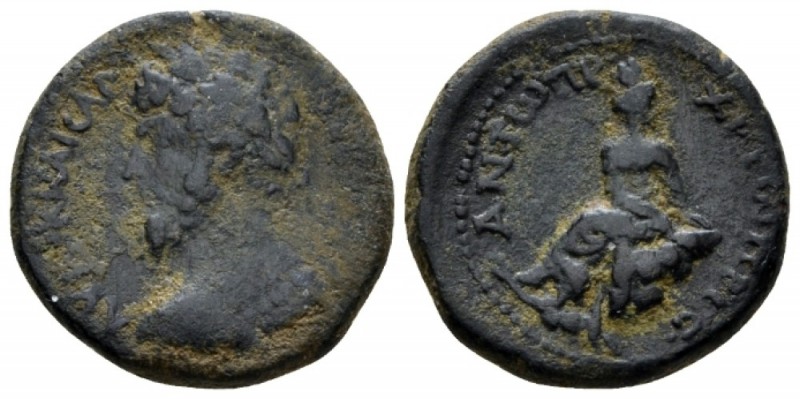 Commagene, Samosata Marcus Aurelius, 161-180 Bronze circa 161-180, Æ 19.1mm., 5....