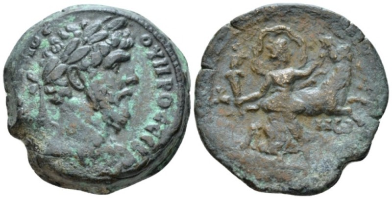 Egypt, Alexandria. Dattari. Lucius Verus, 161-169 Drachm circa 163-164 (year 4),...