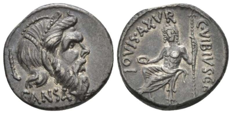 C. Vibius C.f. Cn. Pansa Caetronianus. Denarius circa 48, AR 17.5mm., 4.13g. 48,...