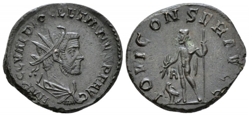 Diocletian, 284-305 Antoninianus Lugdunum circa 287-288, billon 21mm., 5.13g. Ra...