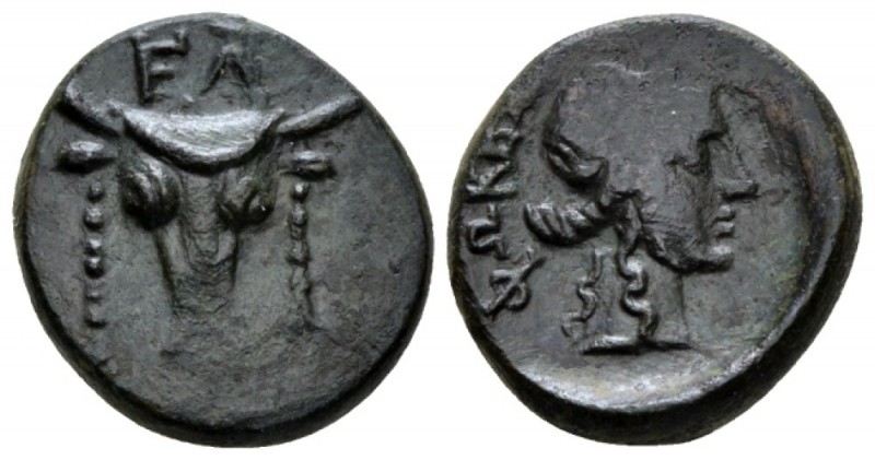 Phocis, Federal coinage Elateia Bronze late 4th to early 3th century, Æ 17mm., 4...