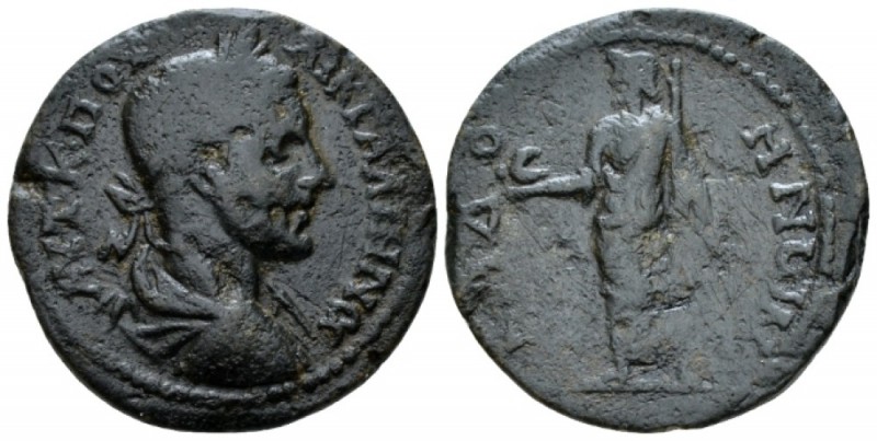 Phrygia, Cadi Gallienus, 253-268 Bronze circa 253-268, Æ 28.9mm., 16.06g. Laurea...