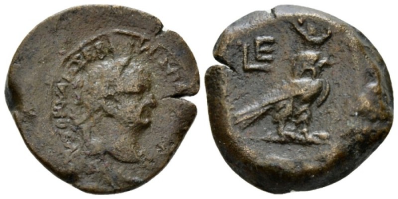 Egypt, Alexandria. Dattari. Vespasian, 69-79 Diobol circa 72-73 (year 5), Æ 22.5...