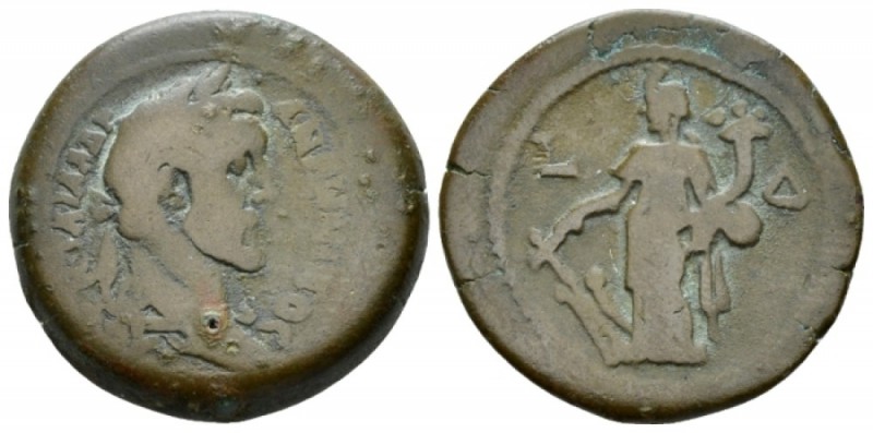 Egypt, Alexandria. Dattari. Antoninus Pius, 138-161 Diobol circa 140-141 (year 4...