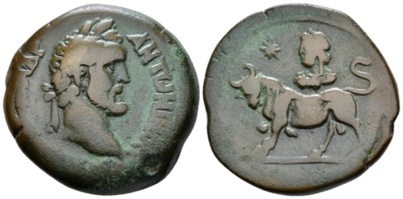 Egypt, Alexandria. Dattari. Antoninus Pius, 138-161 Drachm circa 144-145 (year 8...