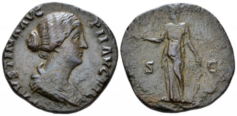 Faustina junior, daughter of Antoninus Pius and wife of Marcus Aurelius Sesterti...