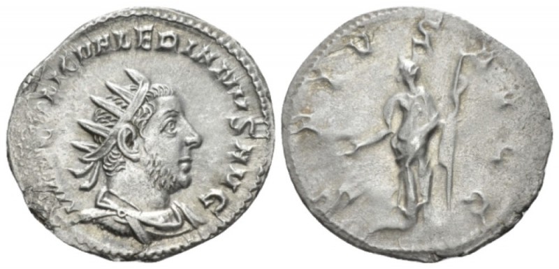 Valerian I, 253-260 Antoninianus circa 254, AR 22mm., 2.77g. Radiate, draped and...