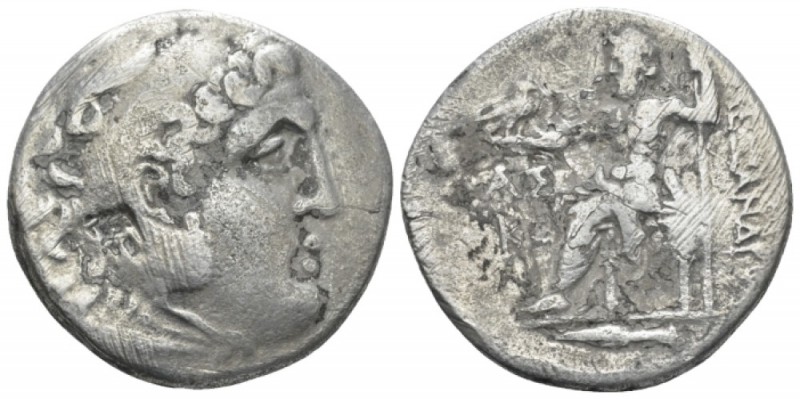 Kingdom of Macedon, Alexander III, 336 – 323 Aspendus Tetradrachm circa 187-186,...