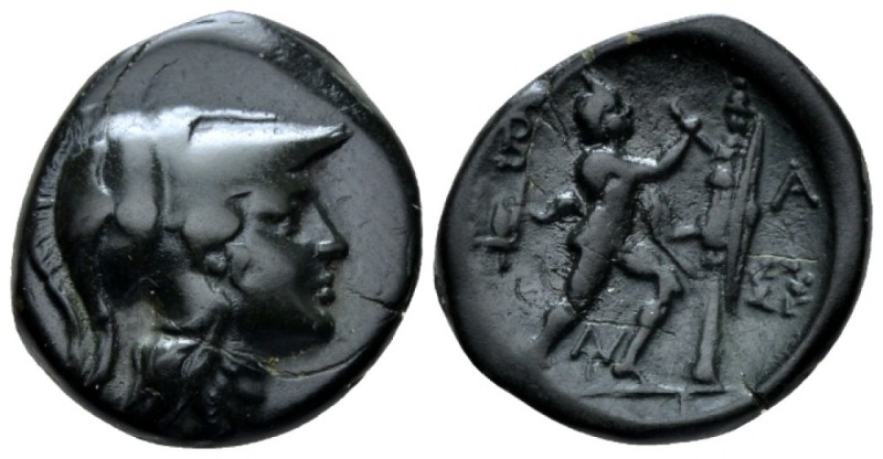 Kingdom of Macedon, Antigonos II Gonatas, 277 – 239 Bronze circa 277-239, Æ 19mm...