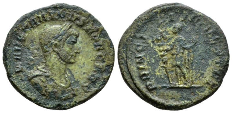 Carinus, 283-285 As circa 282, Æ 22mm., 4.88g. Laureate, draped and cuirassed bu...