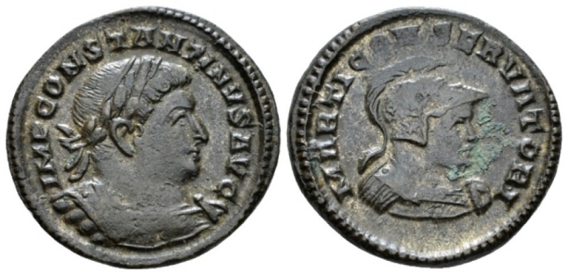 Constantine I, 307-337 Follis Treviri circa 310-313, Æ 22mm., 4.84g. Laureate, d...