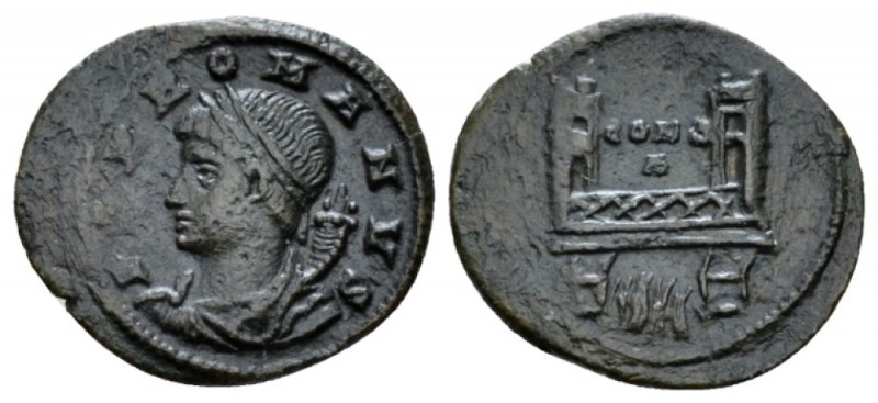 Constantine I, 307-337 Æ4 Constantinople circa 330, Æ 15mm., 1.05g. Laureate and...