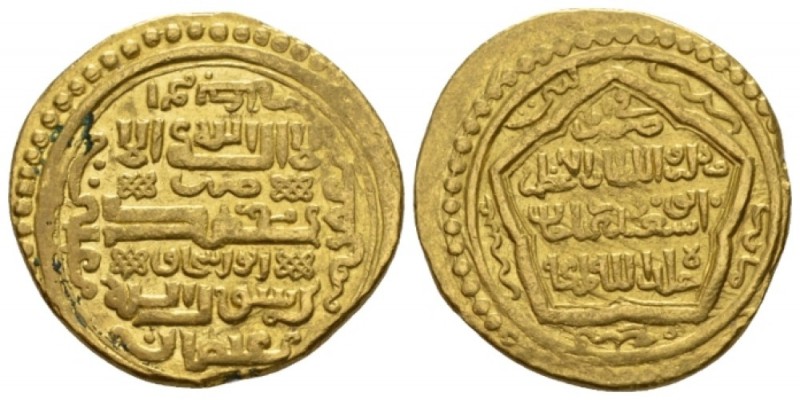 Islamic, Mongols. Ilkhanids. Abu Sa'id Bahadur. AH 716-736 / AD 1316-1335. Dinar...