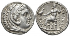 Kingdom of Macedon, Kassander. As regent, 317-305 BC, or King, 305-298 BC. Amphipolis Tetradrachm circa 315-294, AR 27mm., 17.17g. Head of Heracles r....