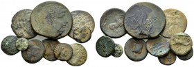 Paphlagonia, Lot of 10 Bronzes III-I cent., Æ -mm., 51.47g. Lot of 10 Bronzes.
 
 Very Fine.
 
 From the E.E. Clain-Stefanelli collection. Sold wi...