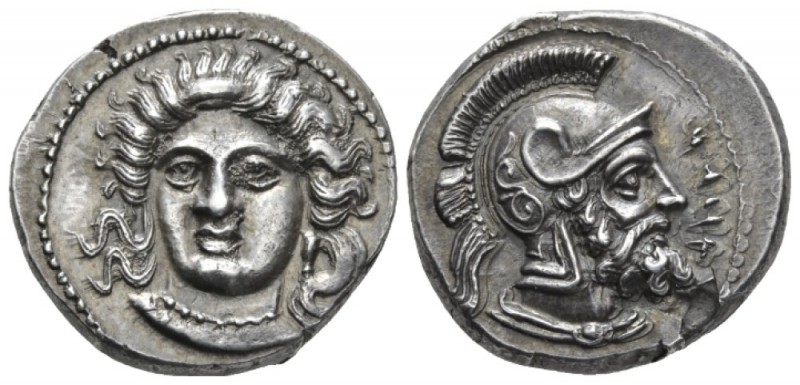 Cilicia, Datames, 378-372, Tarsus Stater circa 378-372, AR 20mm., 10.59g. Head o...