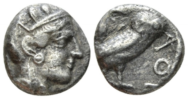 Arabia Felix, Uncertain mint. Drachm imitating Athens mid V century-333 BC., AR ...