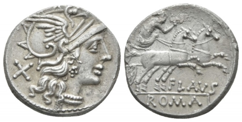 Pinarius Natta. Denarius circa 149, AR 17.5mm., 3.82g. 149, AR 3.53 g. Helmeted ...