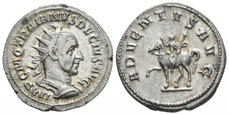 Trajan Decius, 249-251 Antoninianus circa 249-251, AR 22mm., 4.10g. Radiate, dra...