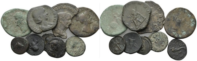 Lot of 9 Roman imperial bronzes Lot of 9 Roman imperial bronzes. I-IV, Æ -mm., 5...