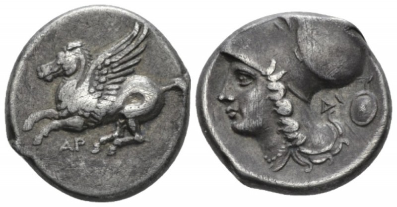 Acarnania, Argos Amphilochikon Stater circa 350-270, AR 28mm., 8.65g. Pegasos fl...