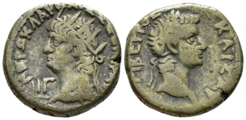 Egypt, Alexandria Nero, 54-68 Tetradrachm circa 66-67 (year 13), billon 24.3mm.,...