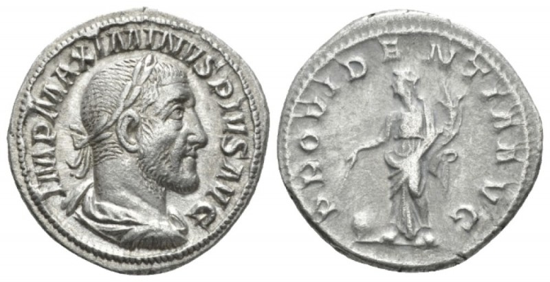 Maximinus I, 235-238 Denarius circa 235-236, AR 20mm., 3.18g. Laureate, draped a...