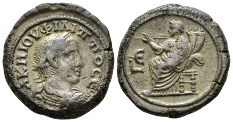 Egypt, Alexandria. German. Philip II, 247-249 Tetradrachm circa 247-248 (year 5)...