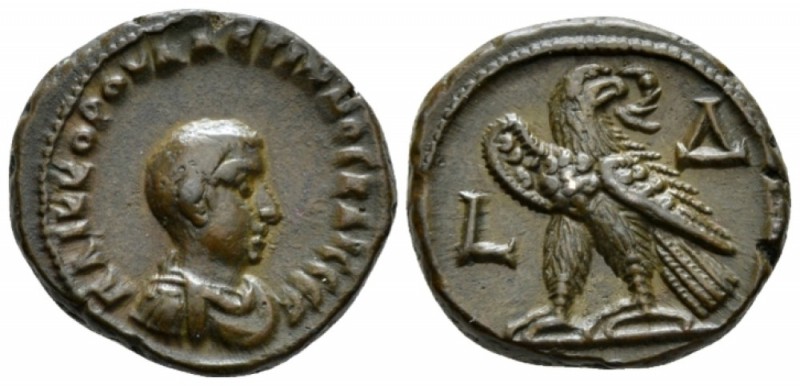 Egypt, Alexandria. German. Saloninus Caesar, 258-260. Tetradrachm circa 256-257 ...