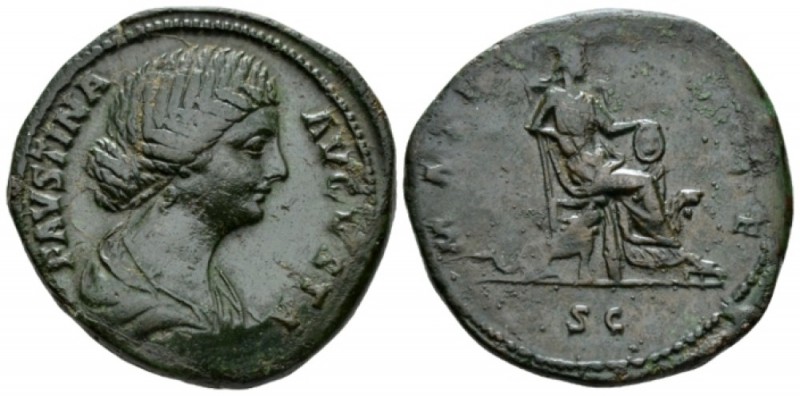 Faustina junior, daughter of Antoninus Pius and wife of Marcus Aurelius Sesterti...