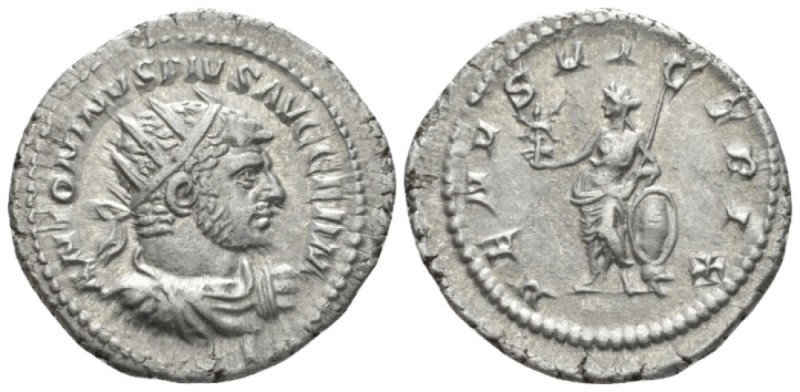 Caracalla, 198-217 Antoninianus circa 215-217, AR 24.6mm., 4.60g. ANTONINVS PIVS...