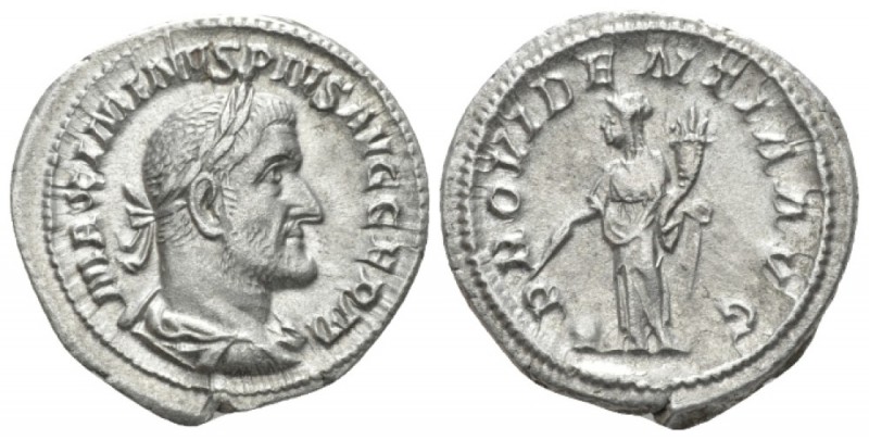 Maximinus I, 235-238 Denarius circa 235-236, AR 20.5mm., 3.18g. Laureate, draped...