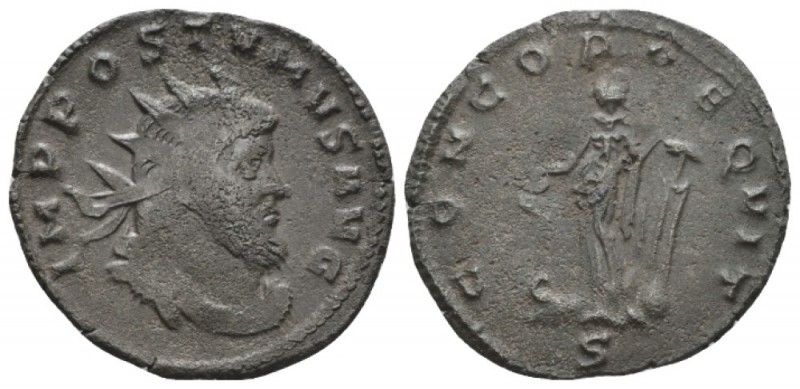 Aureolus, Romano-Gallic Usurper, 267-268. Antoninianus Mediolanum circa 268, bil...