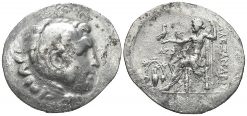 Kingdom of Macedon, Alexander III, 336 – 323 Temnos Tetradrachm circa 180-170, A...