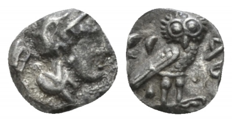 Arabia, Gaza Hemiobol imitating Athens circa V century BC, AR 7mm., 0.29g. Helme...