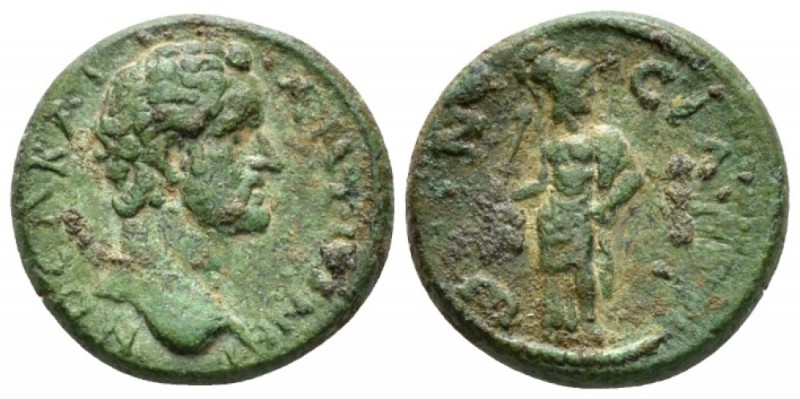 Pamphilia, Side Antoninus Pius, 138-161 Bronze circa 138-161, Æ 18mm., 5.14g. La...