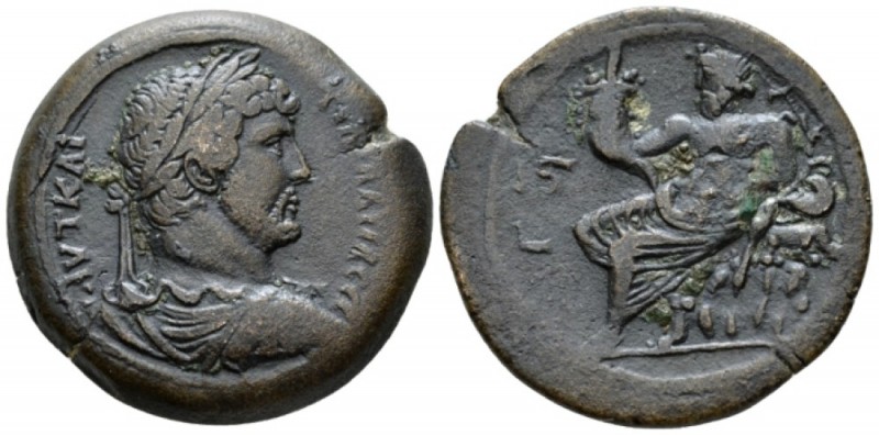 Egypt, Alexandria. German. Hadrian, 117-138 Drachm circa 131-132 (year 16), Æ 34...