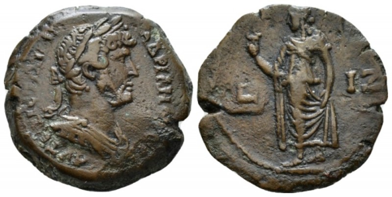 Egypt, Alexandria. German. Hadrian, 117-138 Diobol circa 132-133 (year 17), Æ 24...