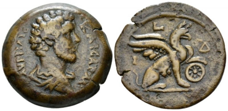 Egypt, Alexandria. German. Marcus Aurelius Caesar, 139-161 Drachm circa 150-151 ...