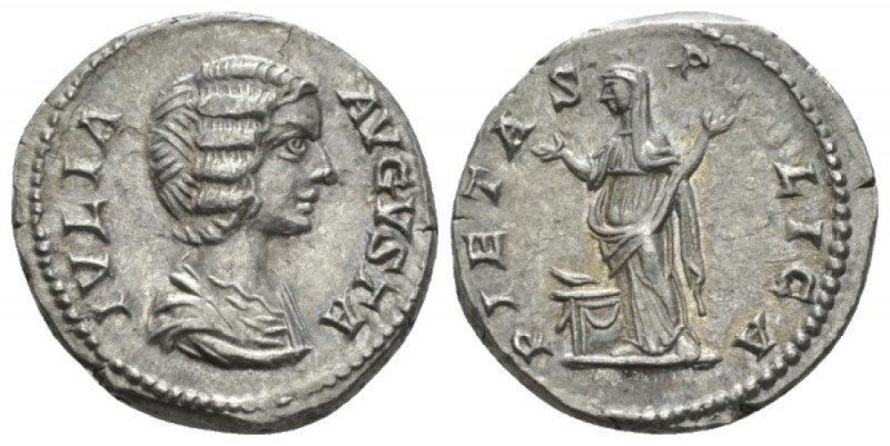 Julia Domna, wife of Septimius Severus Denarius circa 196-211, AR 19mm., 3.33g. ...